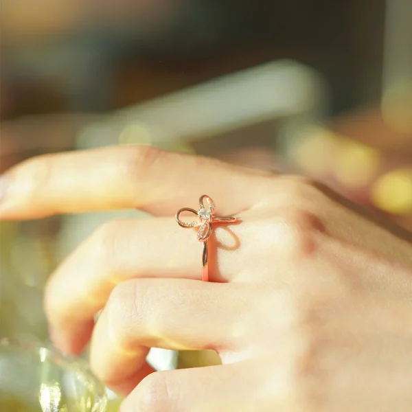 Silver Flower Ring